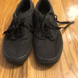 Black Vans men shoes